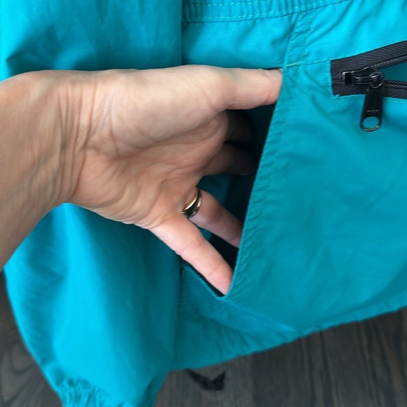 Vintage L.L. Bean Windbreaker Women’s Anorak Pullover Teal Outdoor‎ Hiking Ski M - Picture 10 of 17